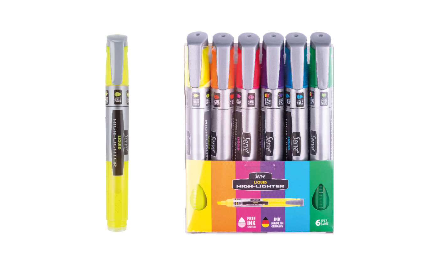 Rotulador fluorescente tinta liquida